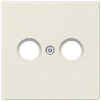 Лицевая панель Jung LS990 для 2-м. розетки TV+R бежевый картинка